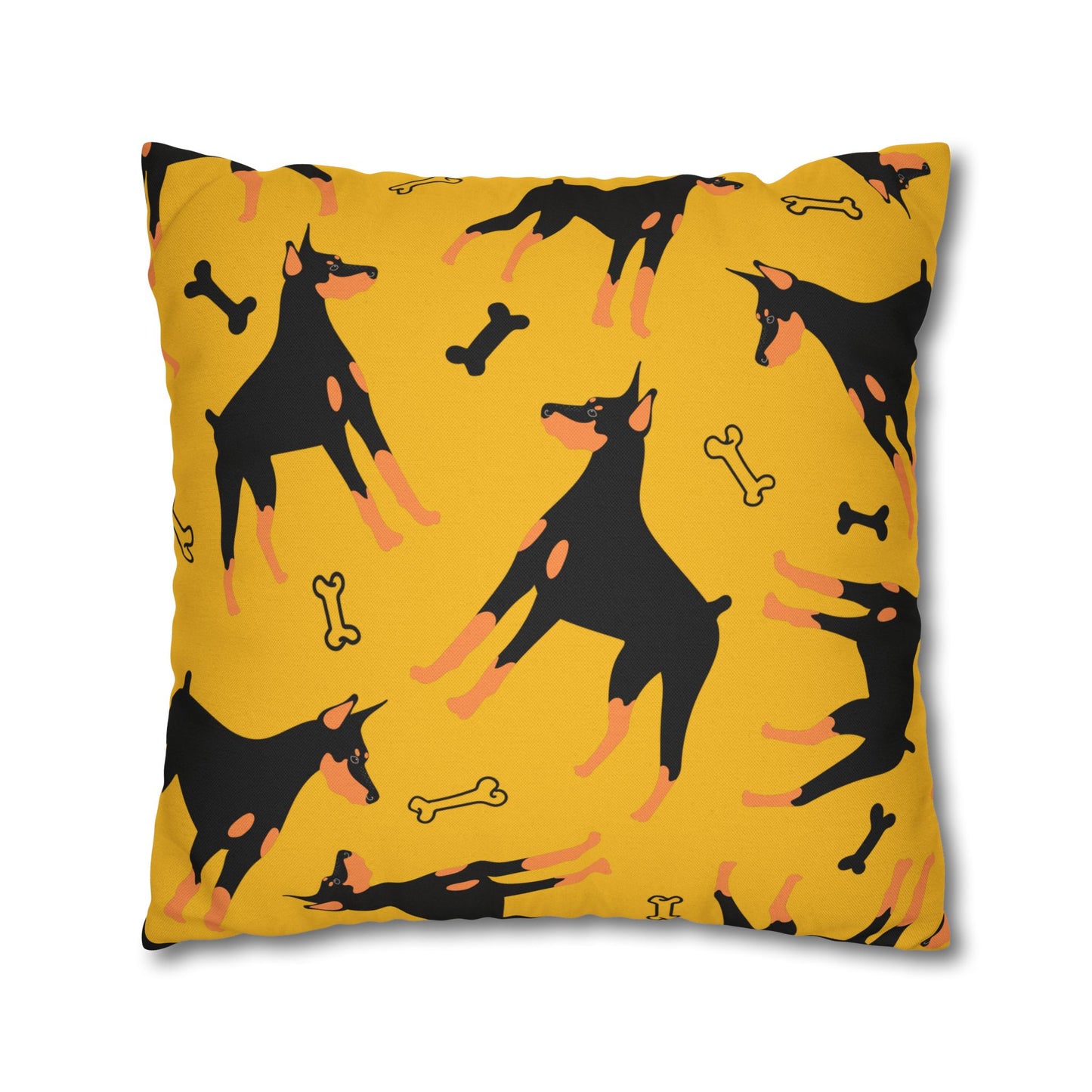 Pattern 1 Yellow Square Pillowcase