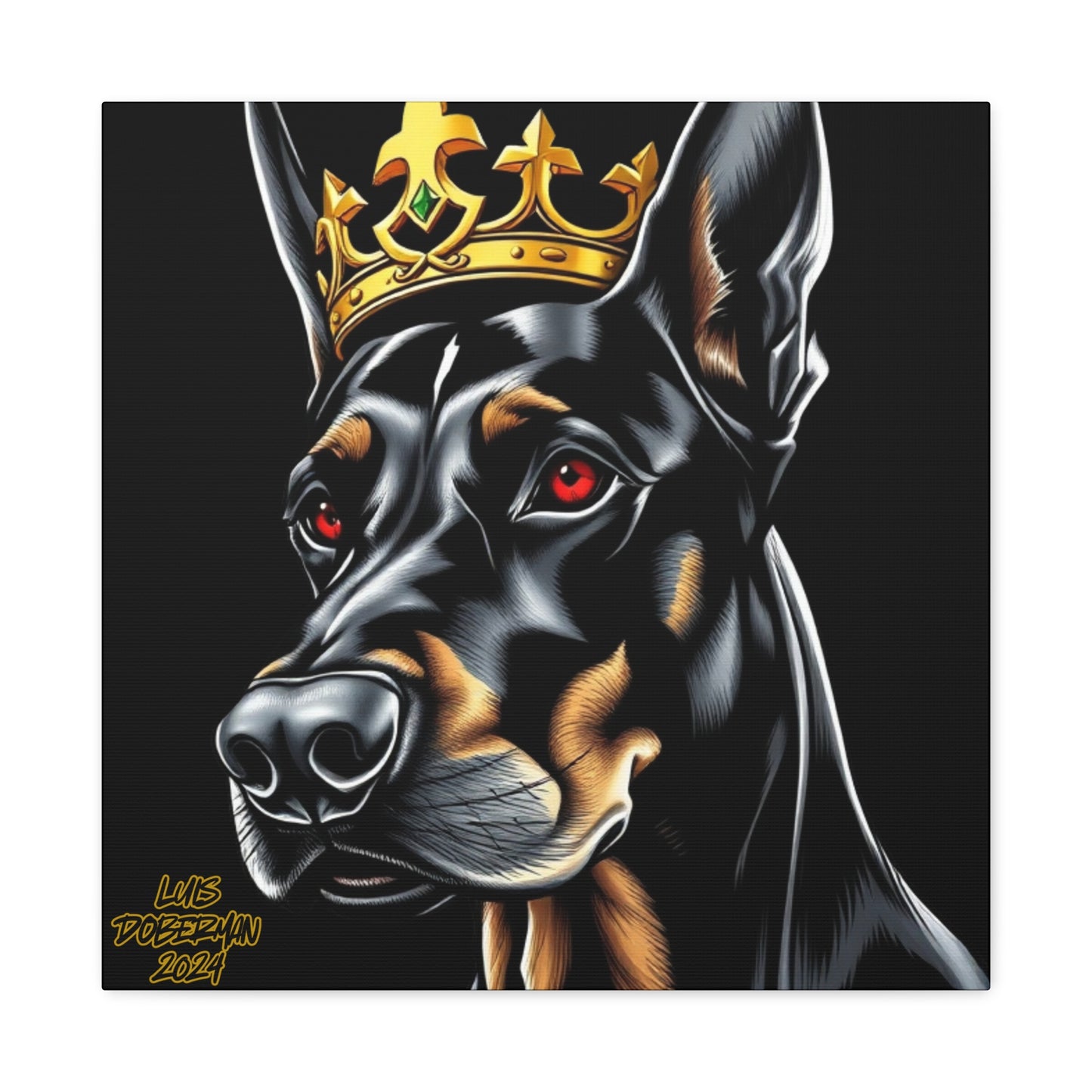 Luis Doberman 2024 Edition 003 Canvas