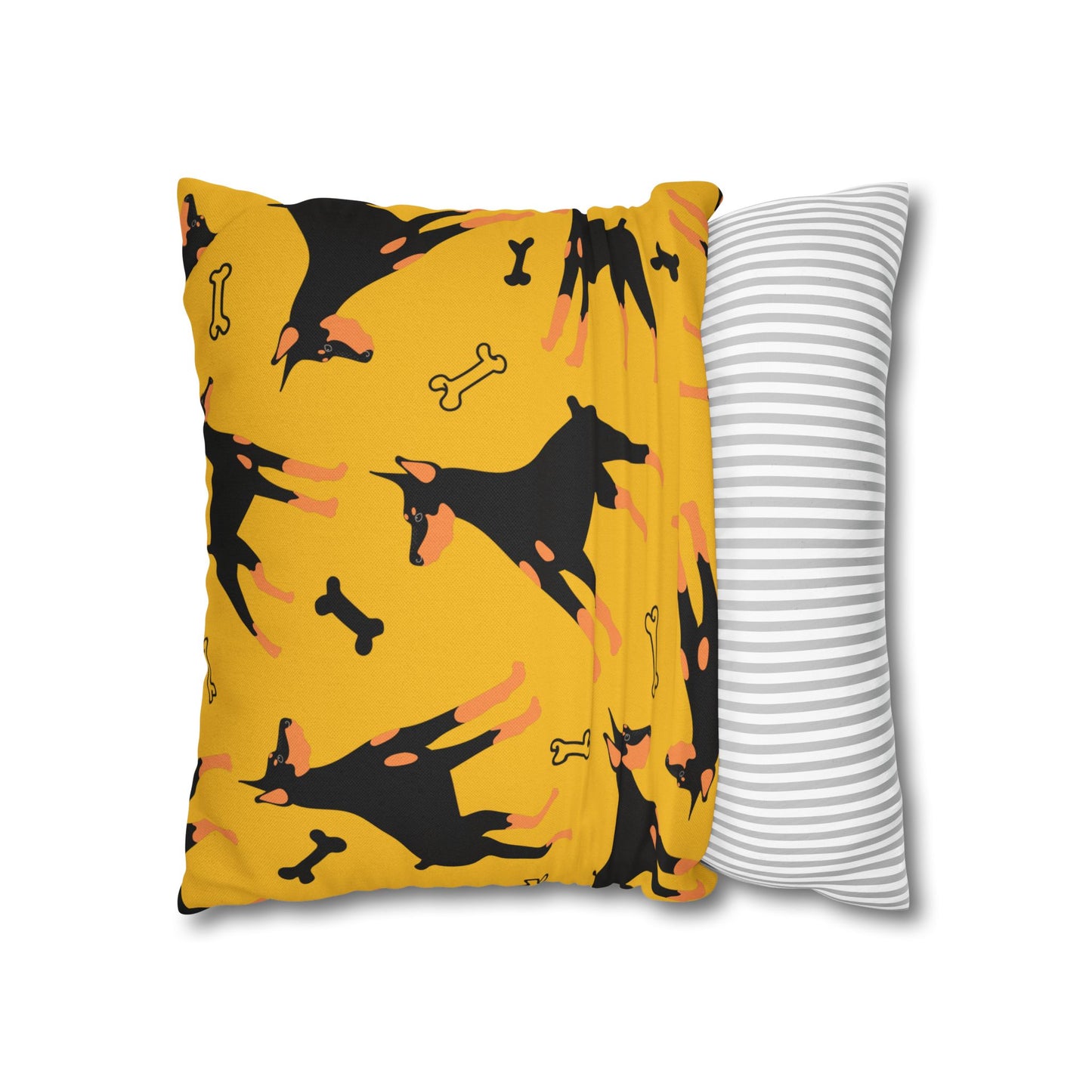 Pattern 1 Yellow Square Pillowcase