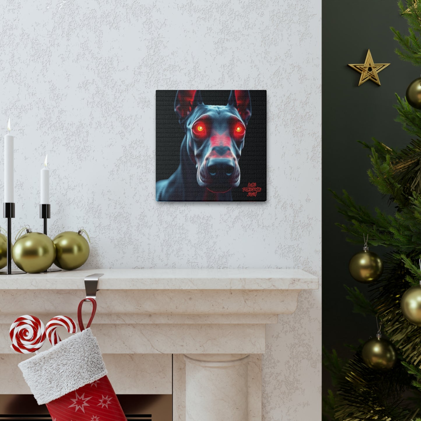 Luis Doberman 2024 Edition 008 Canvas Gallery Wraps