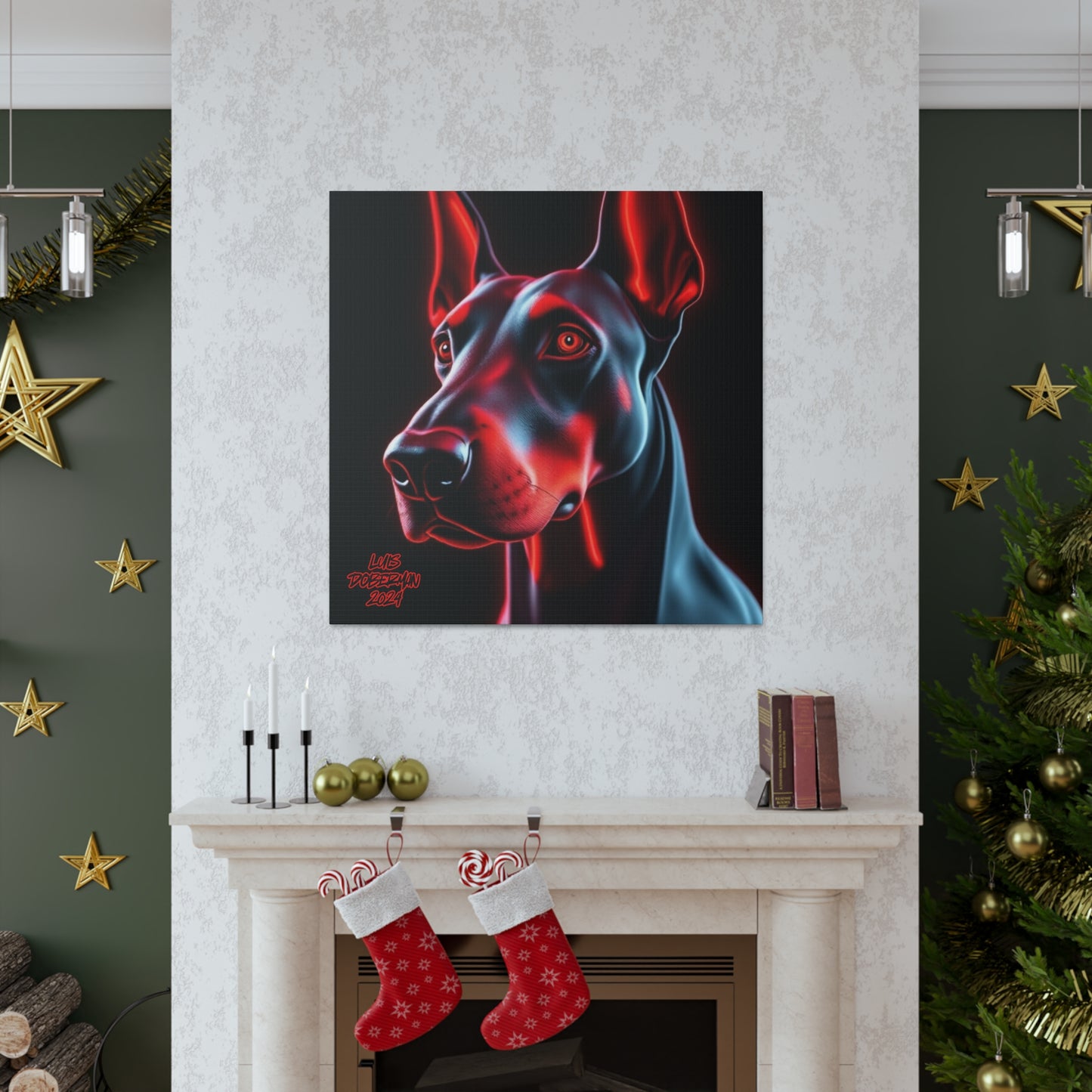 Luis Doberman 2024 Edition 006 Canvas