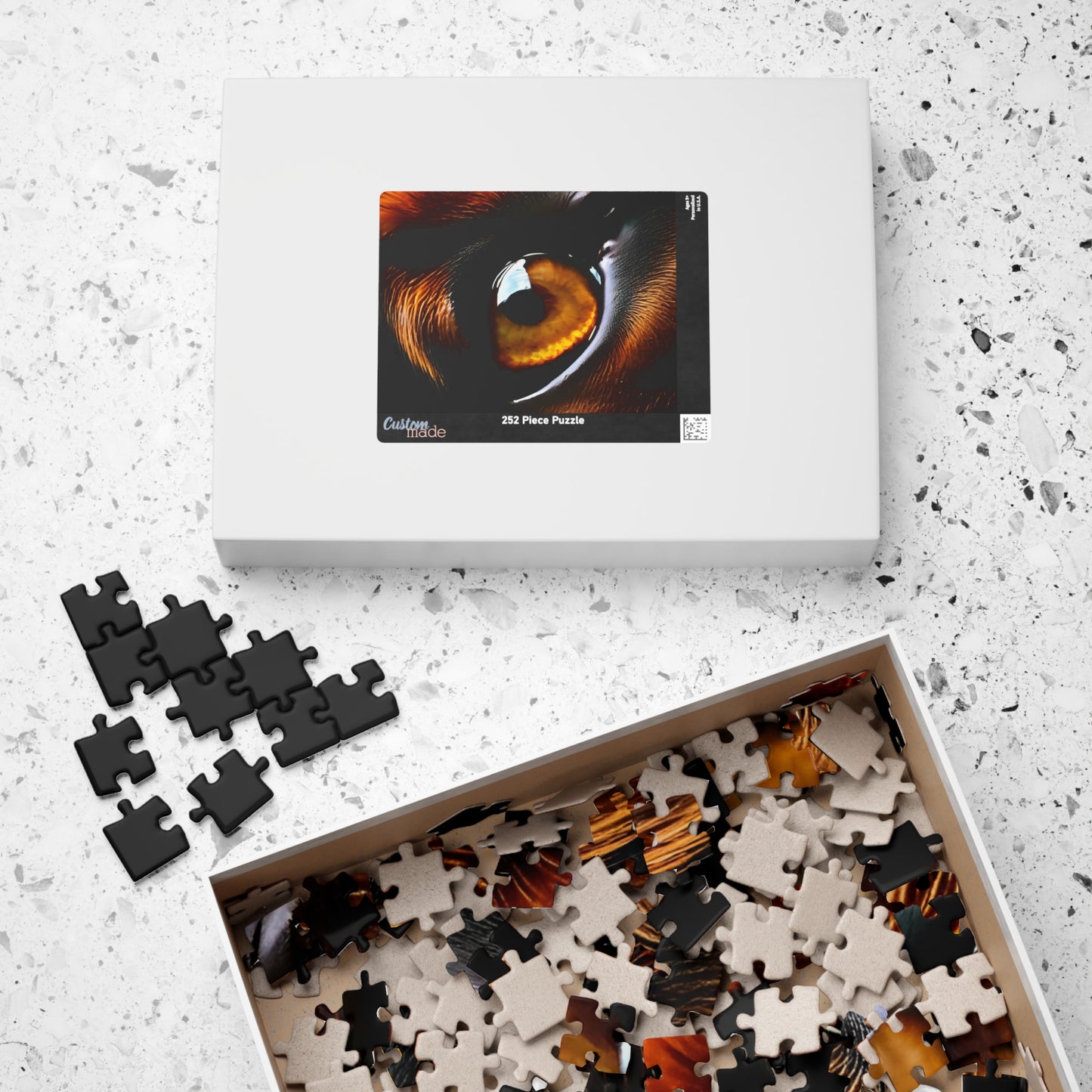 Eye 2 Doberman Puzzle (110, 252, 520, 1014-piece)