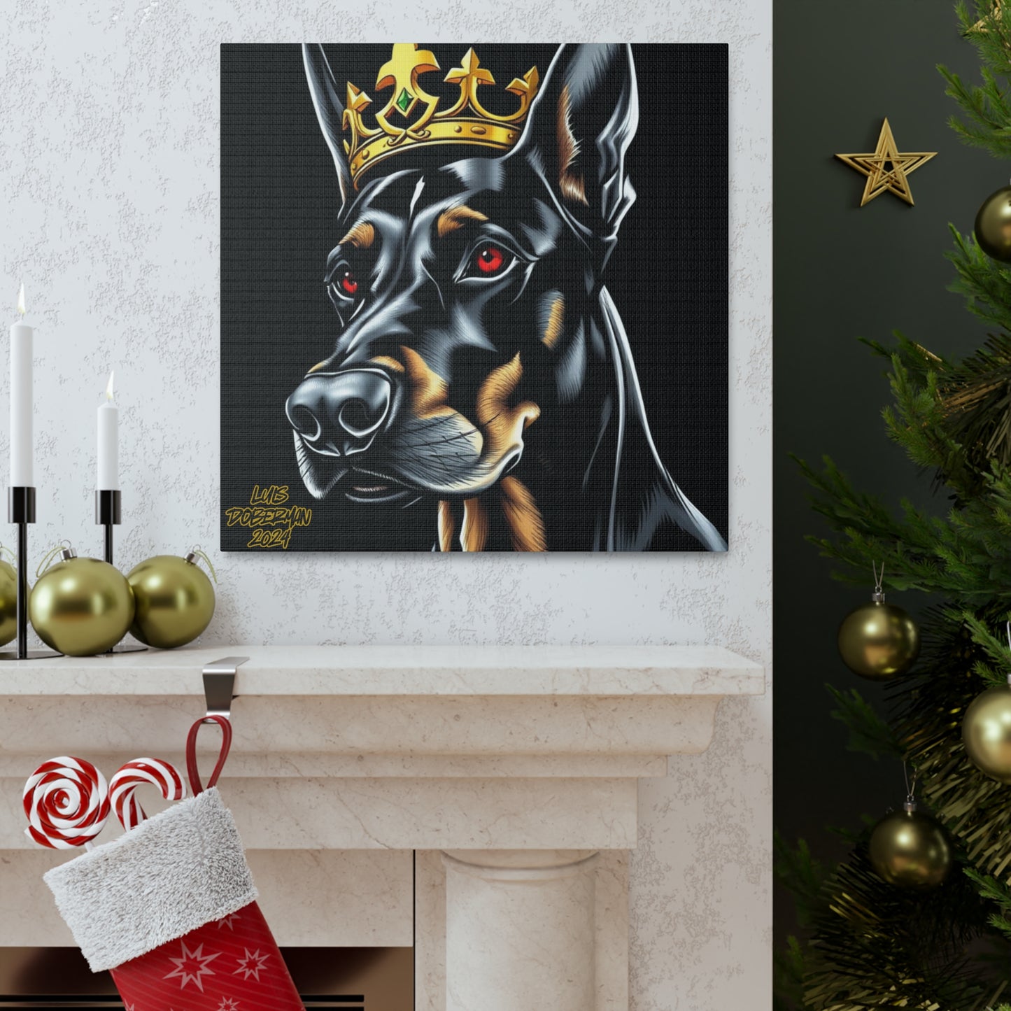 Luis Doberman 2024 Edition 003 Canvas