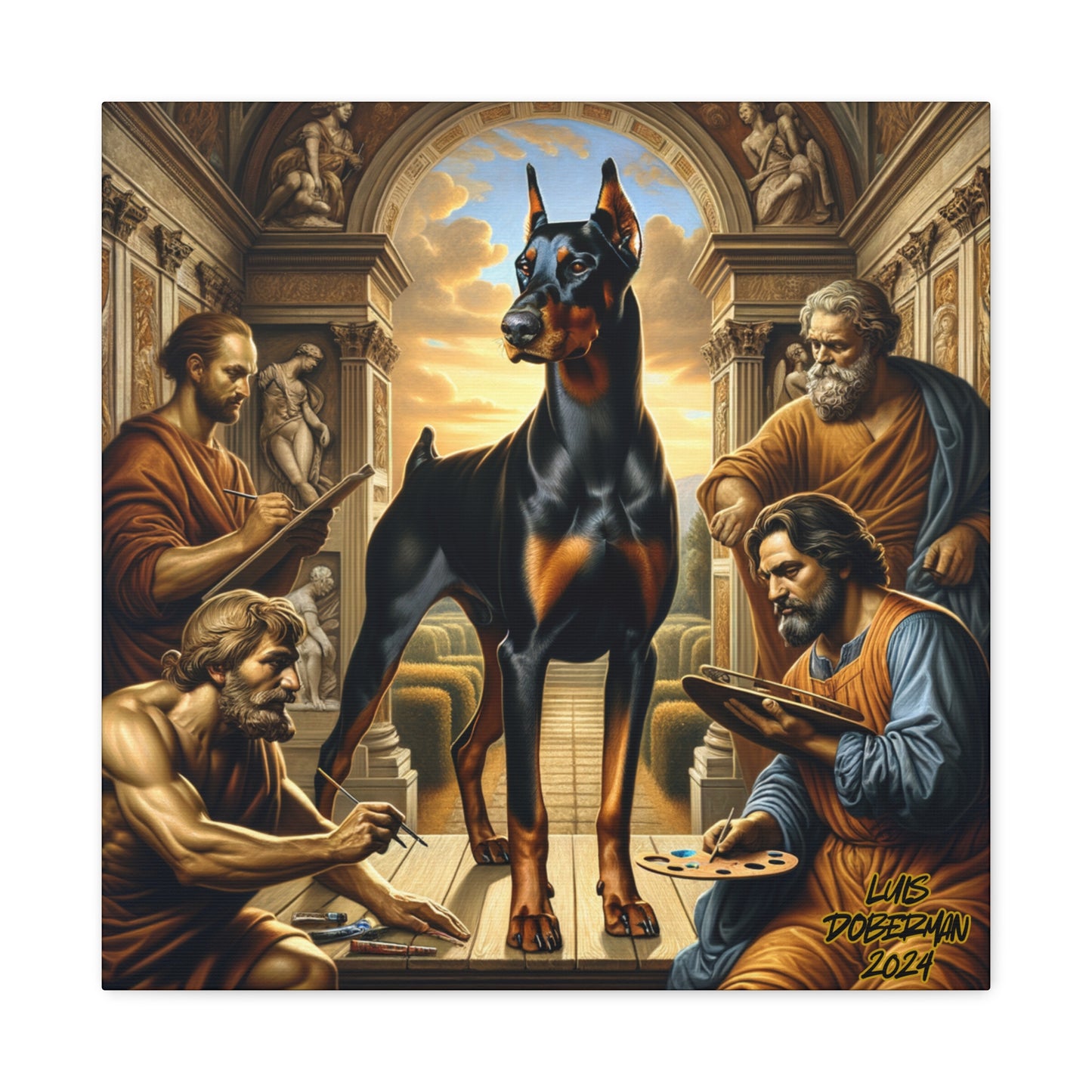 Luis Doberman 2024 Edition 018 Canvas
