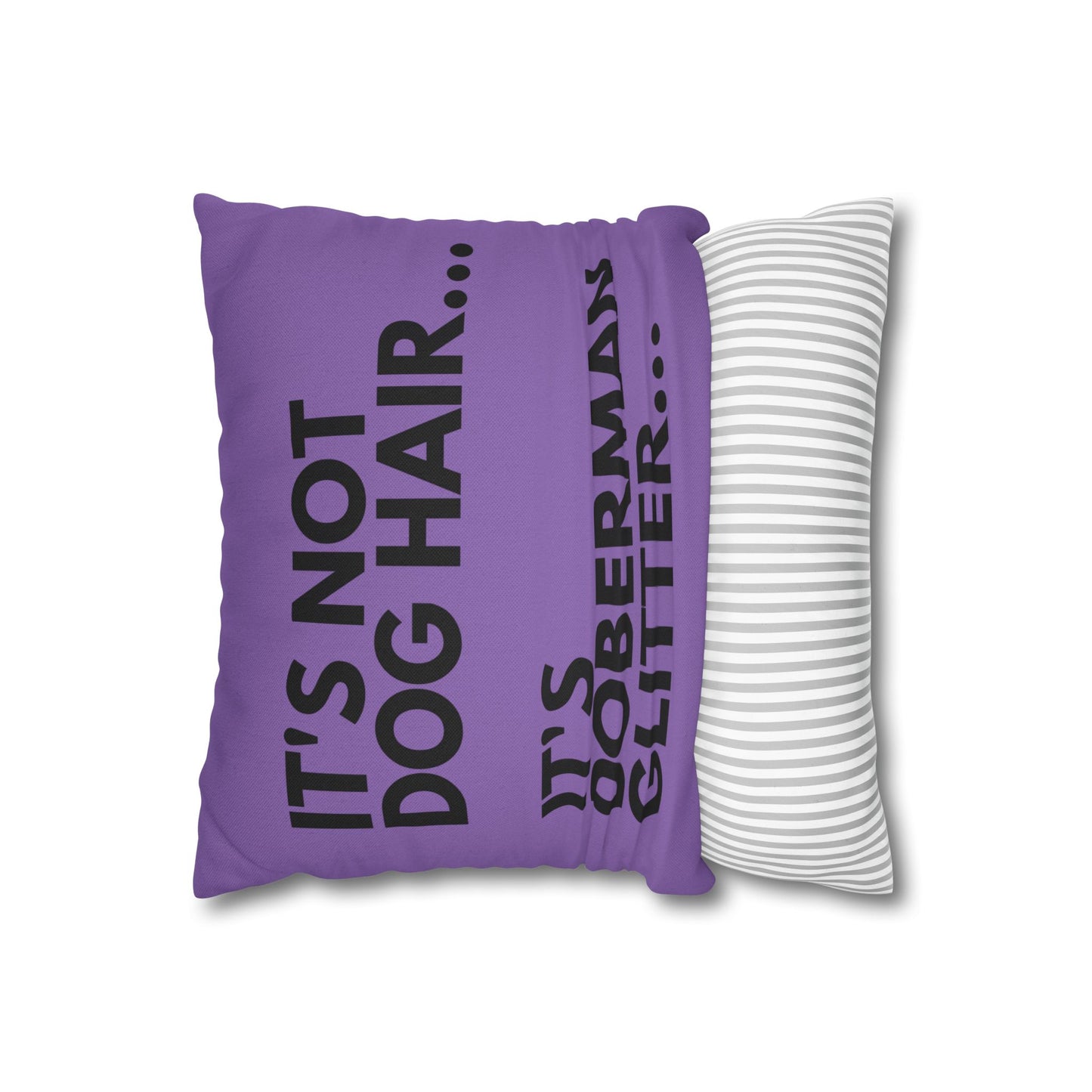 Glitter 2 Light Purple Square Pillowcase