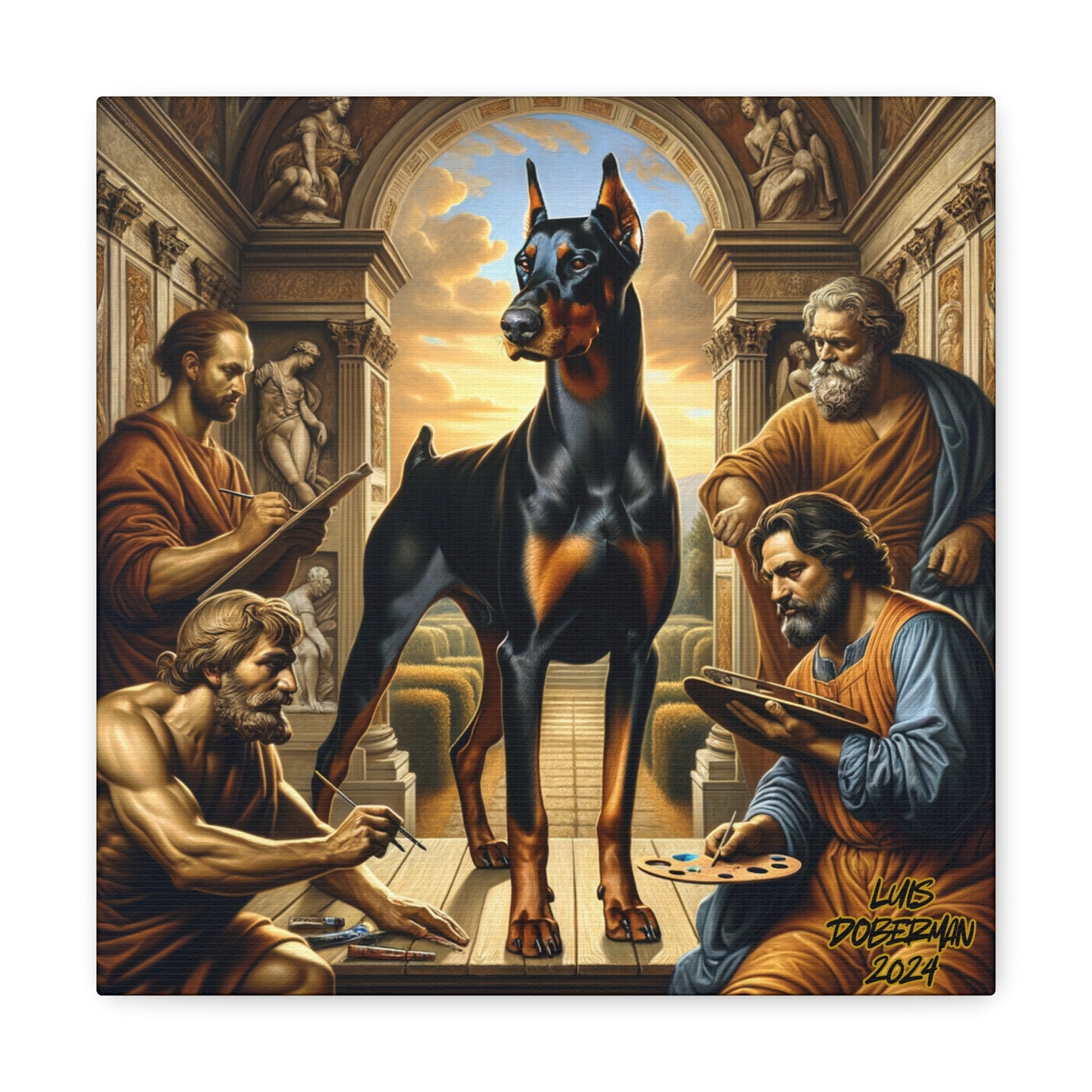 Luis Doberman 2024 Edition 018 Canvas