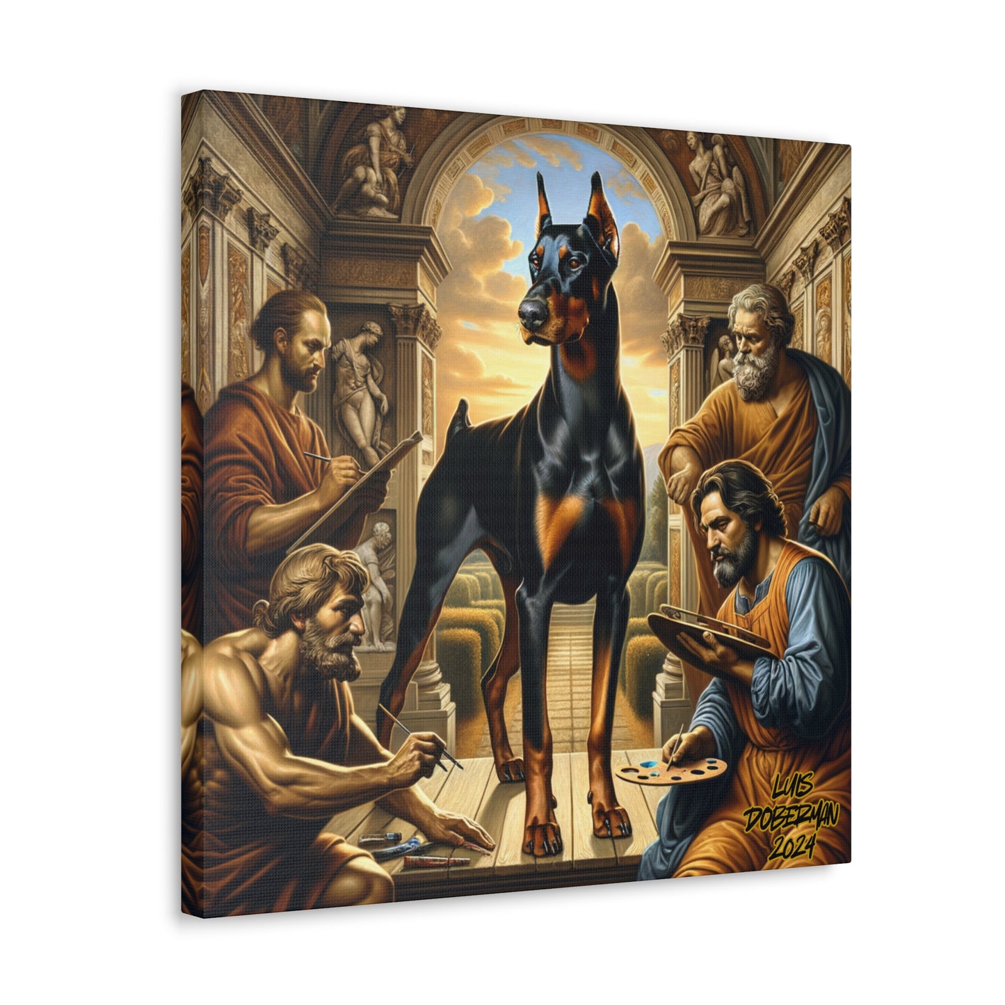 Luis Doberman 2024 Edition 018 Canvas