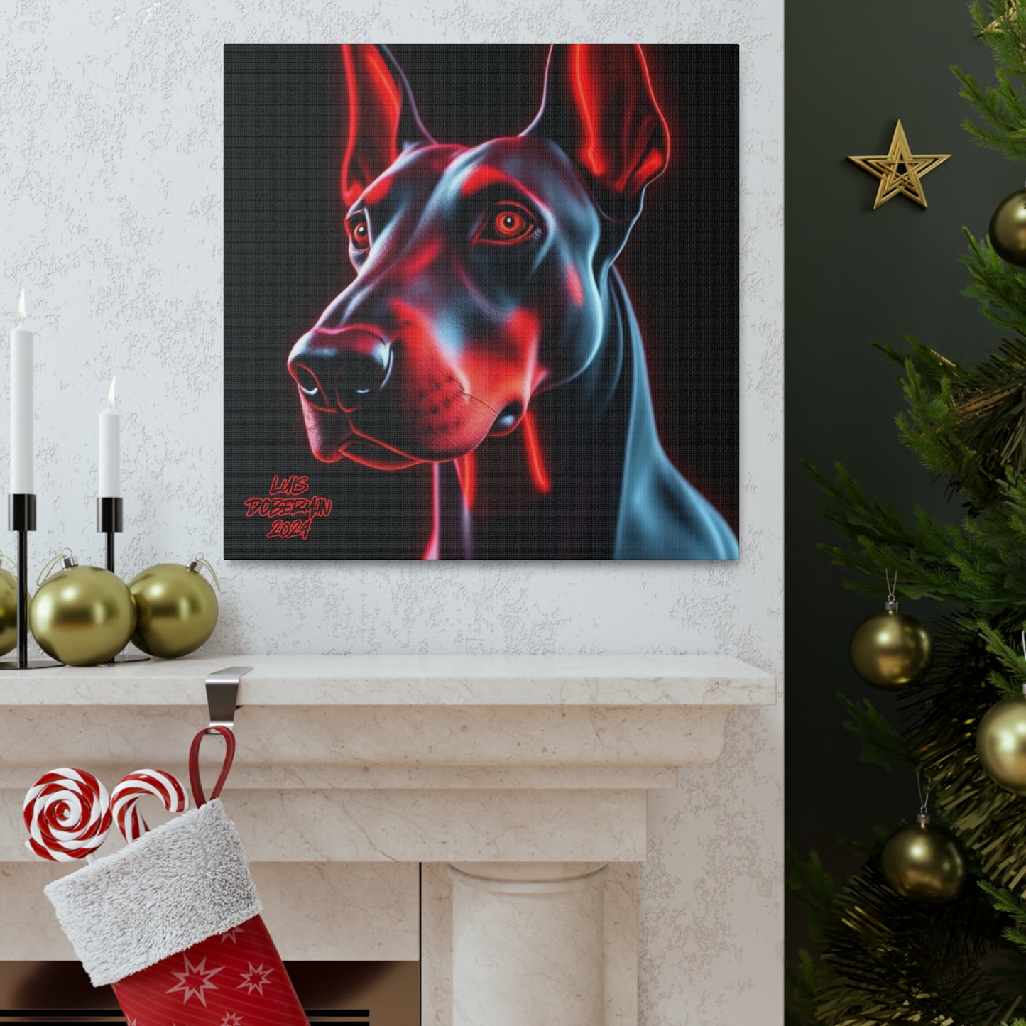 Luis Doberman 2024 Edition 006 Canvas