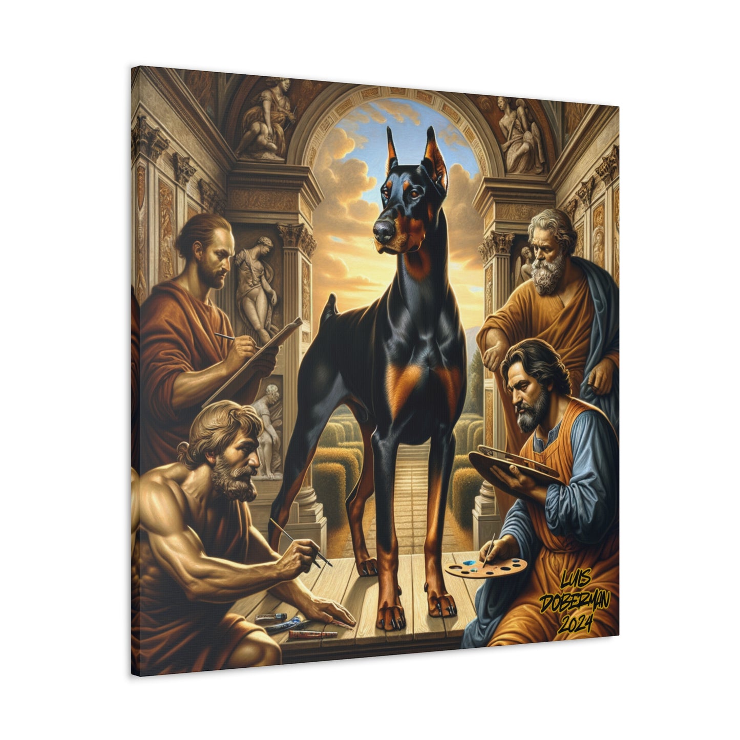 Luis Doberman 2024 Edition 018 Canvas