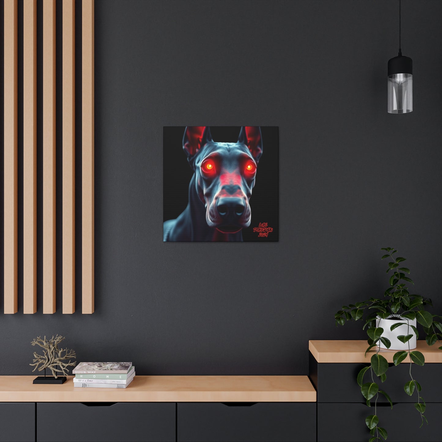 Luis Doberman 2024 Edition 008 Canvas Gallery Wraps