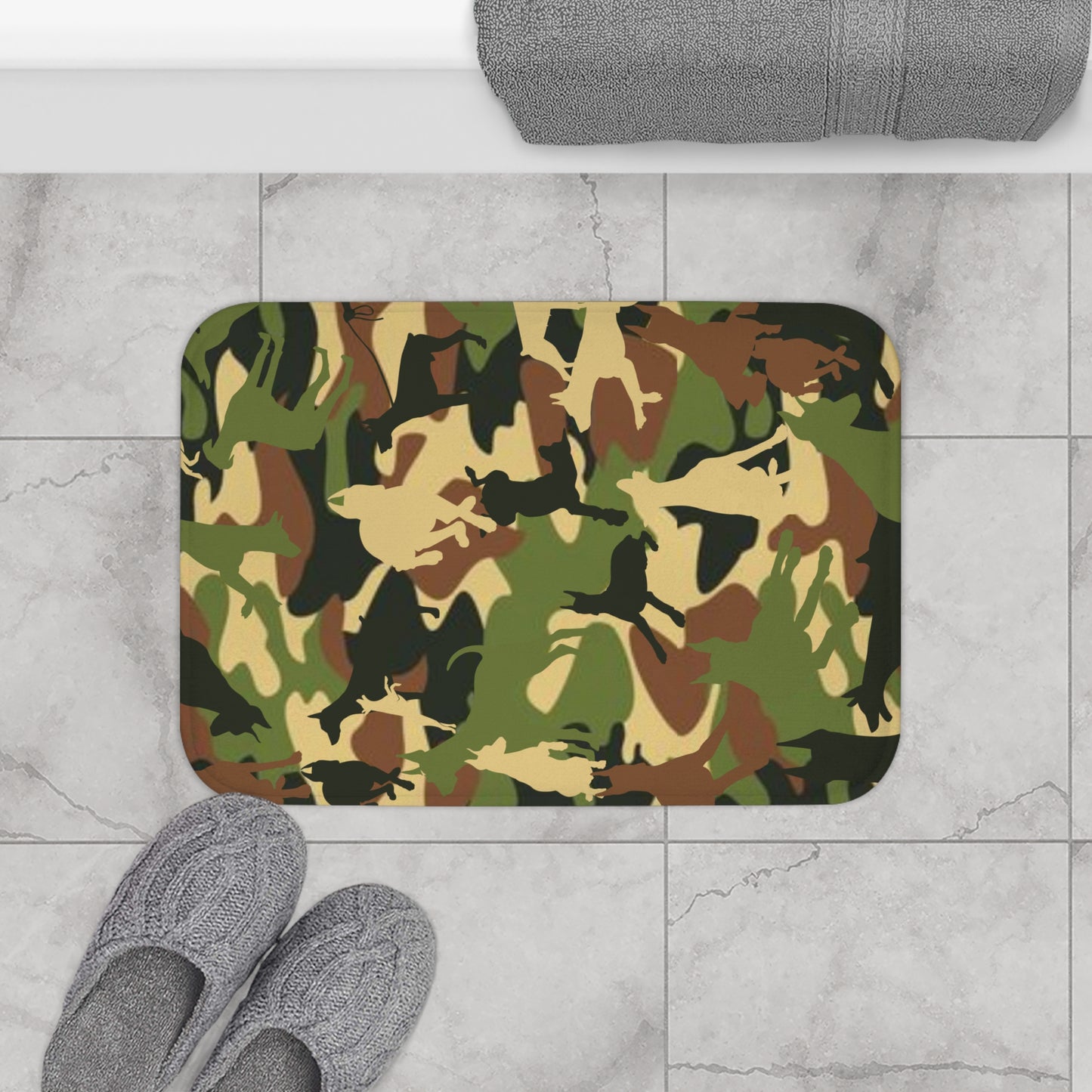 Food/Water Mat Dobie Brown Camo