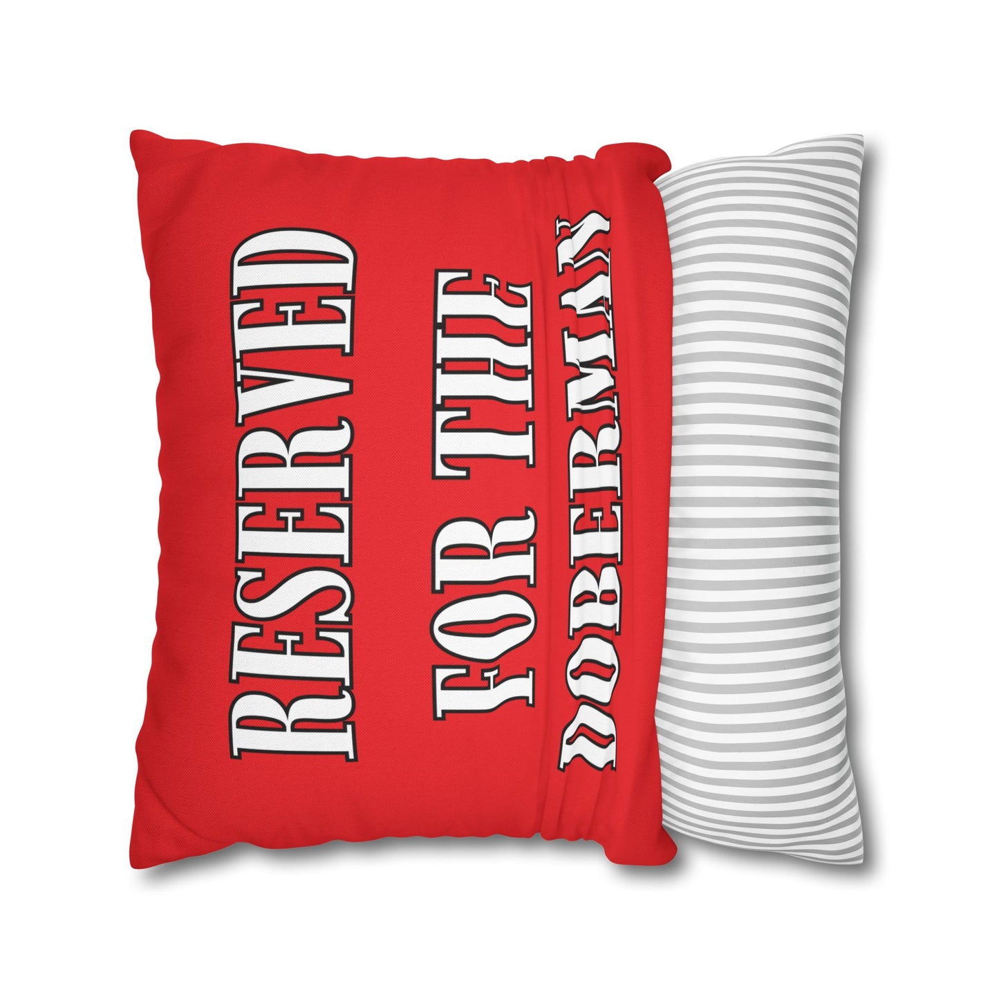 Reserved Red Square Pillow Covers