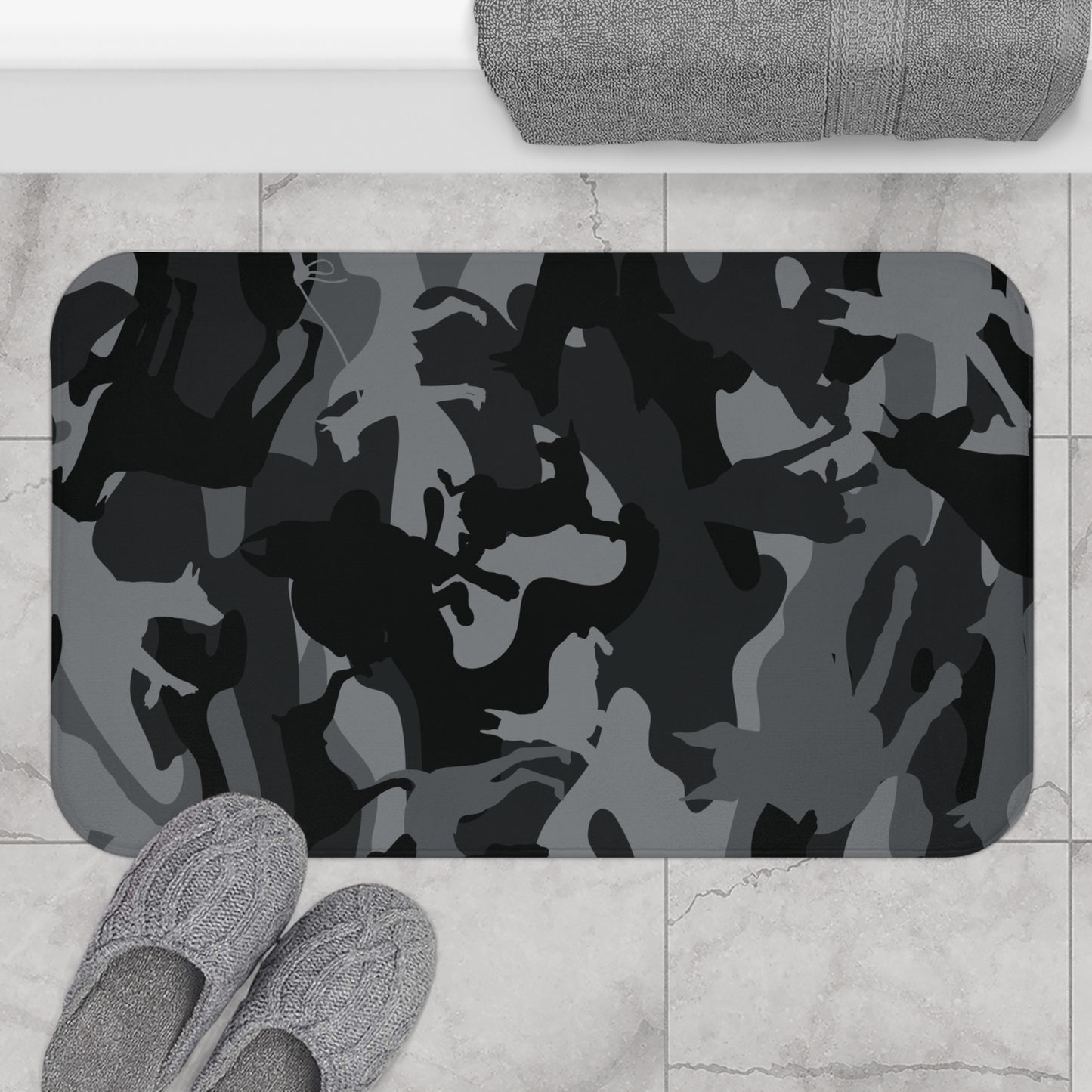 Food/Water Mat Dobie Gray Camo