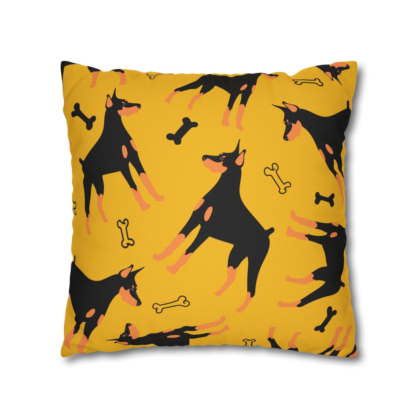 Pattern 1 Yellow Square Pillowcase