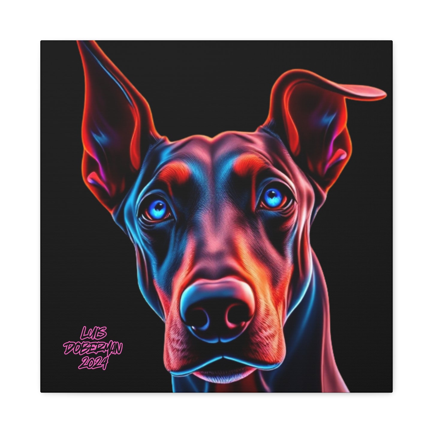 Luis Doberman 2024 Edition 005 Canvas