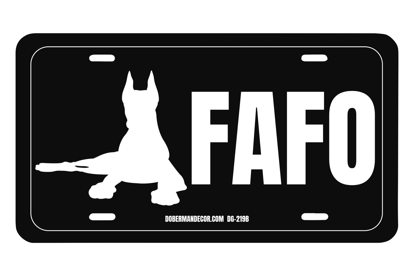 Novelty Aluminum License Plate PDG-219