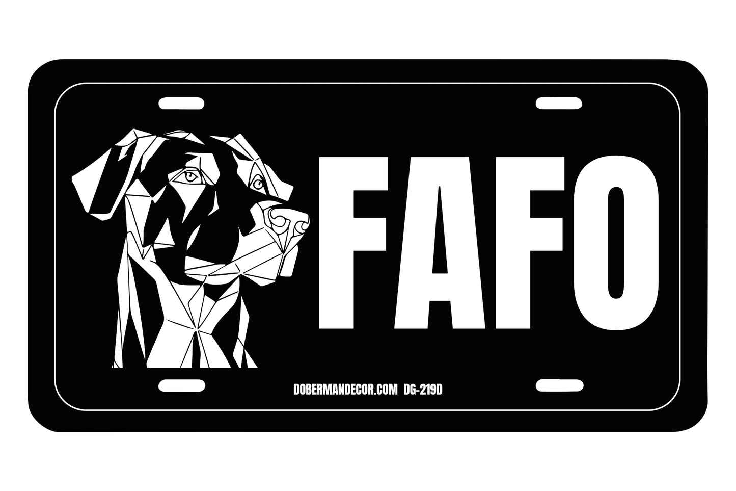 Novelty Aluminum License Plate PDG-219