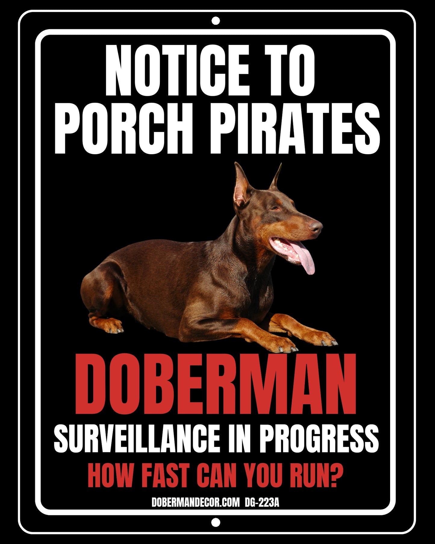 Doberman Sign DG223