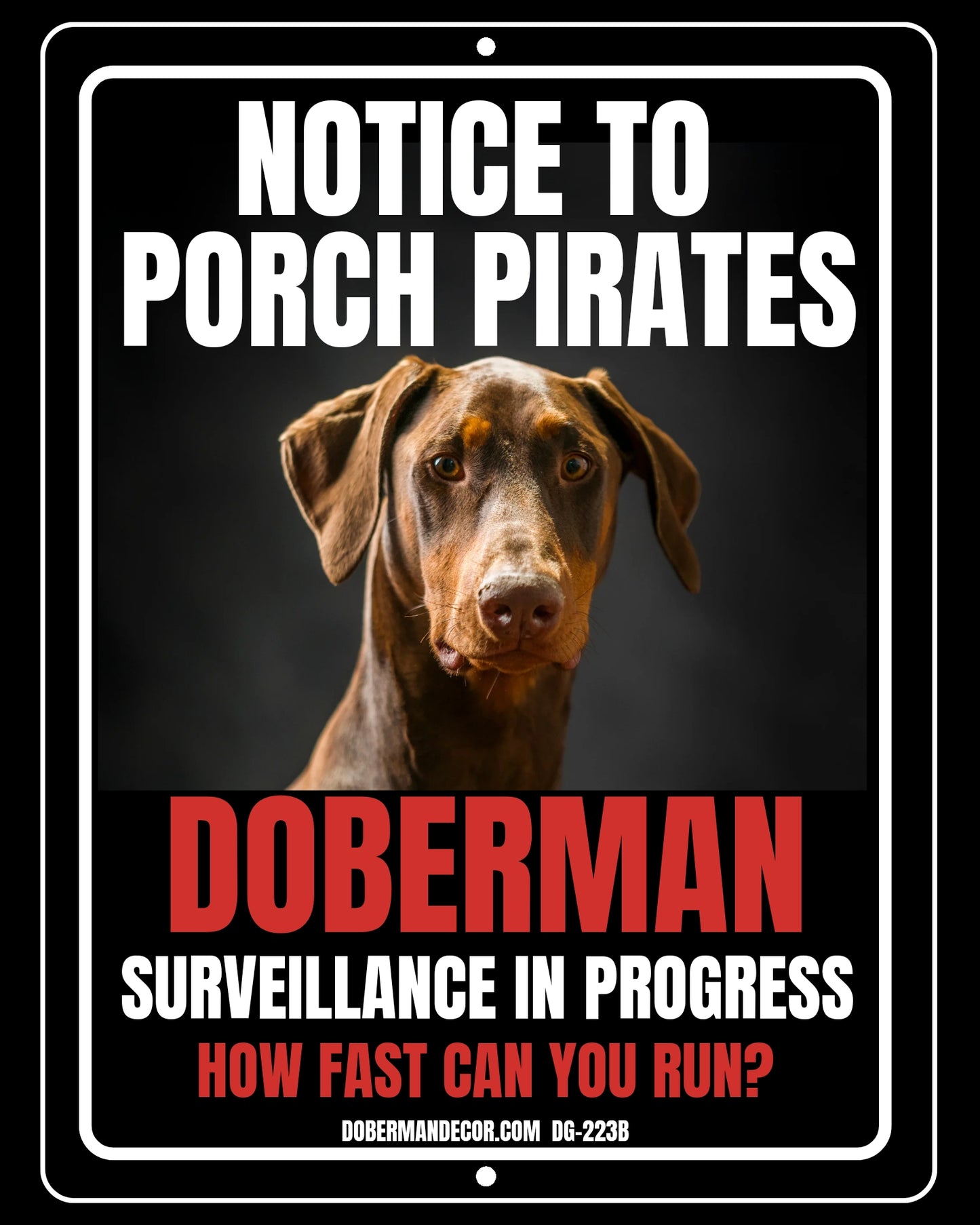 Doberman Sign DG223