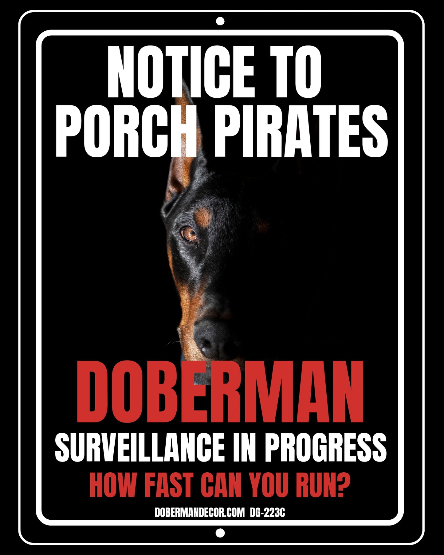 Doberman Sign DG223