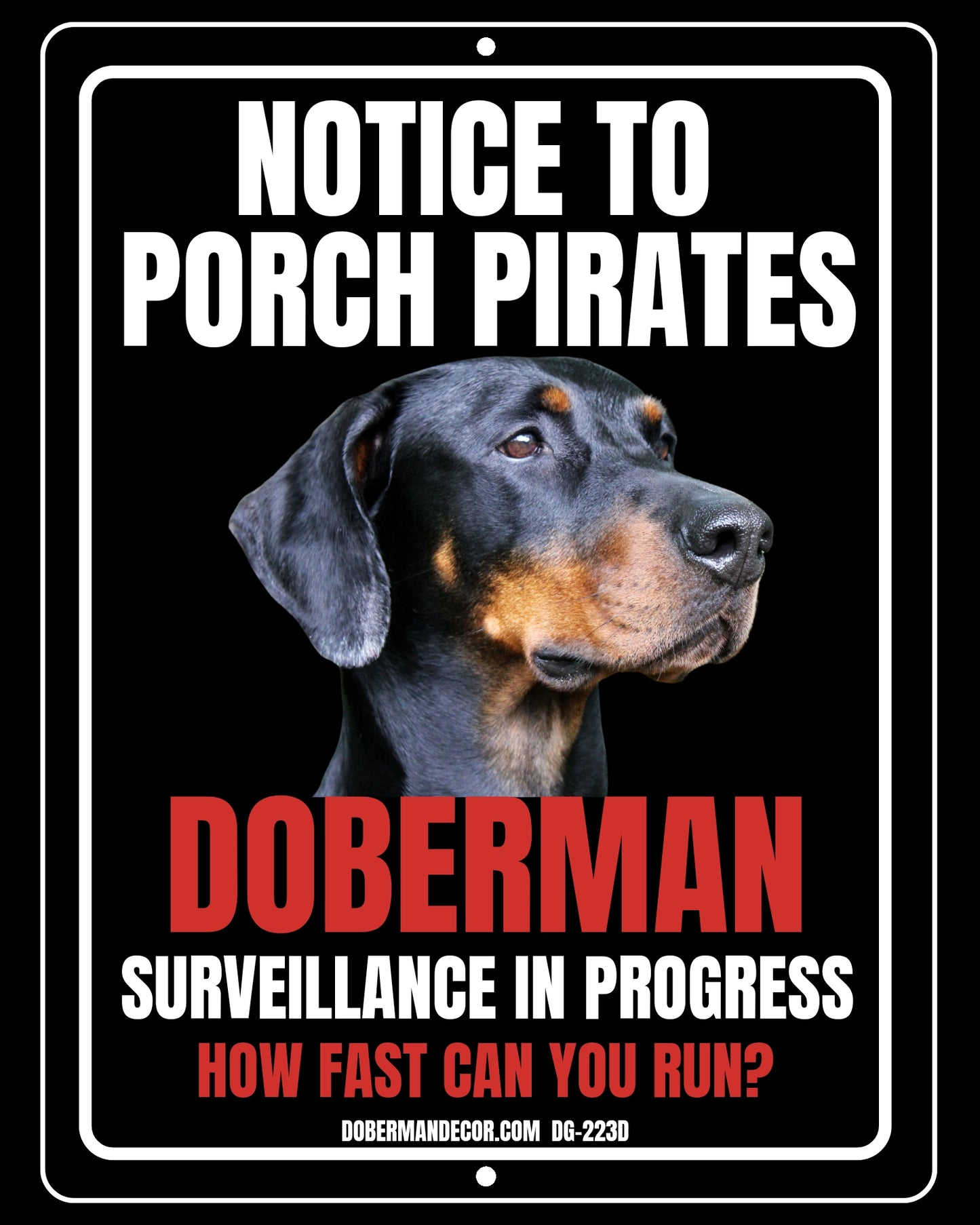 Doberman Sign DG223