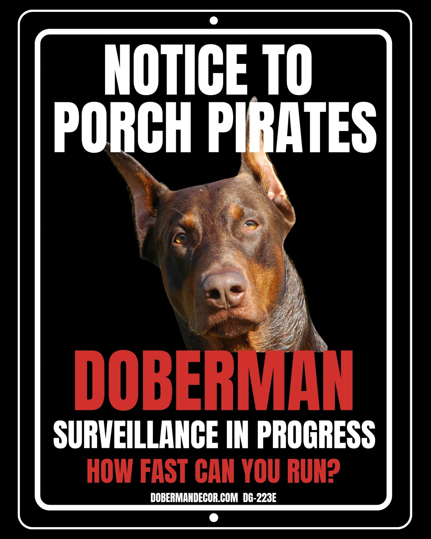 Doberman Sign DG223