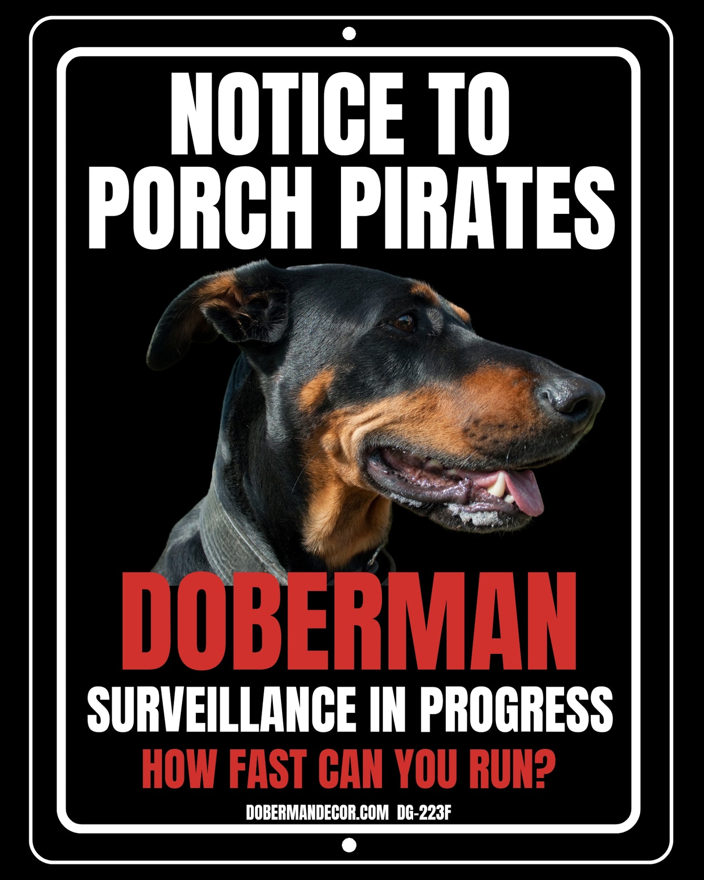 Doberman Sign DG223