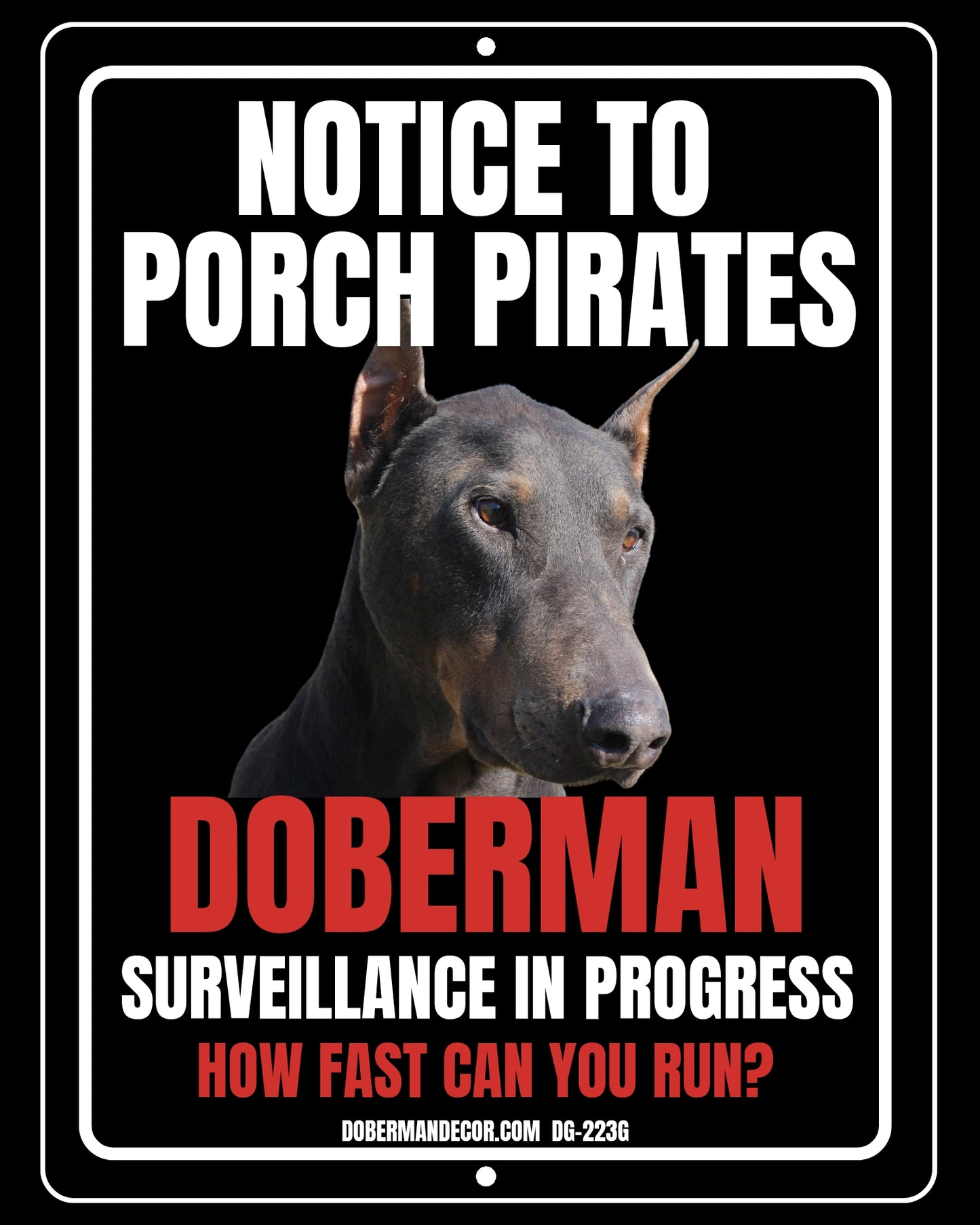 Doberman Sign DG223