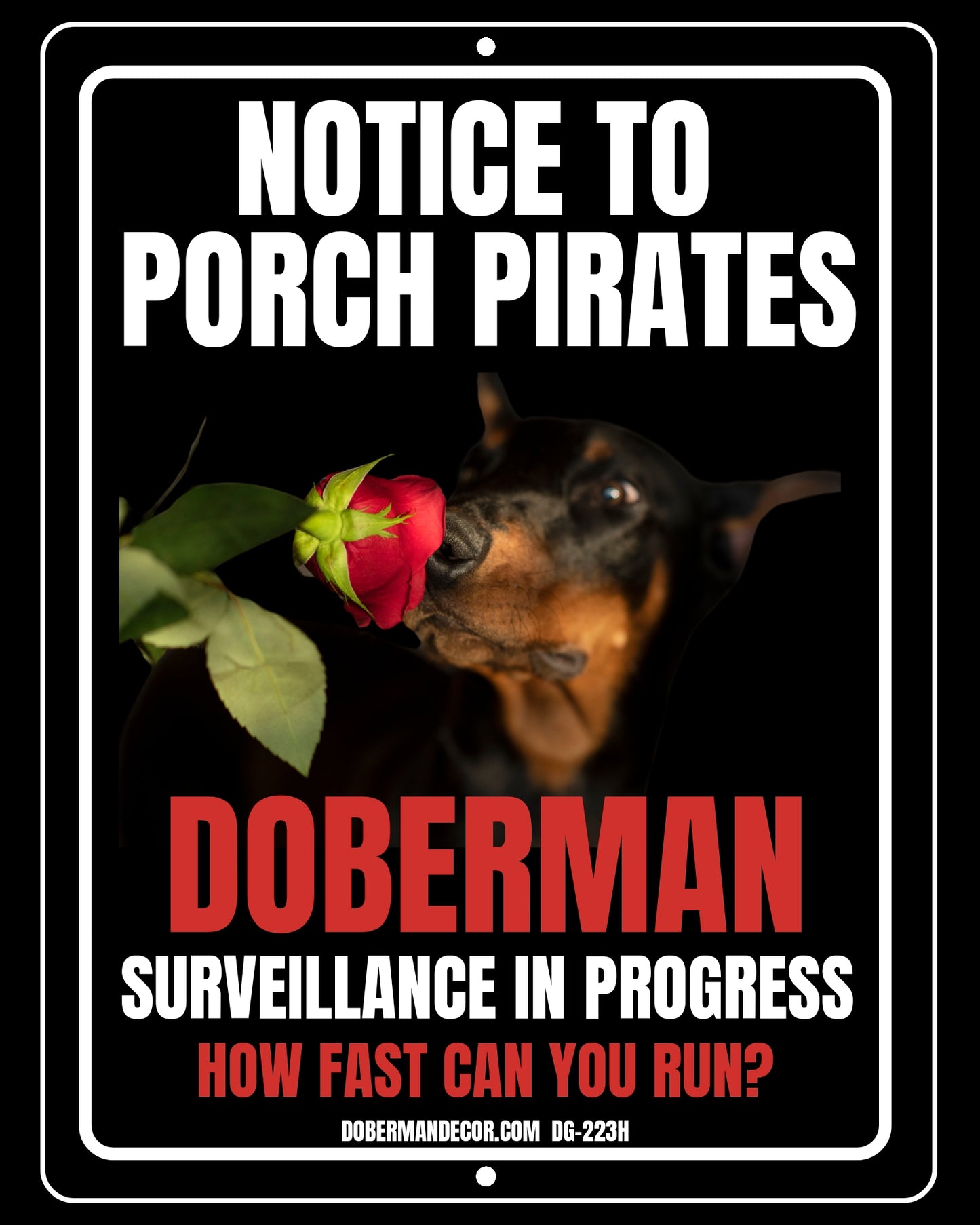 Doberman Sign DG223