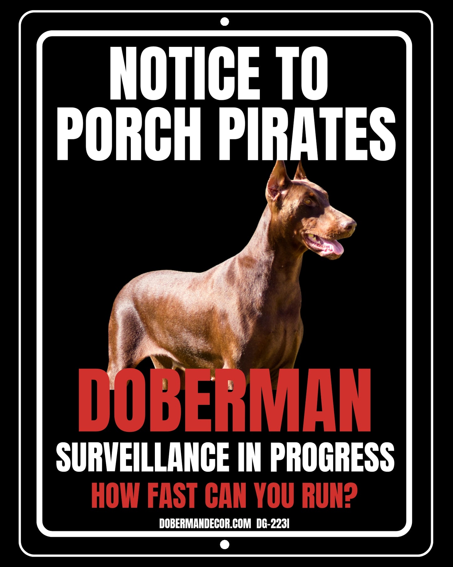 Doberman Sign DG223