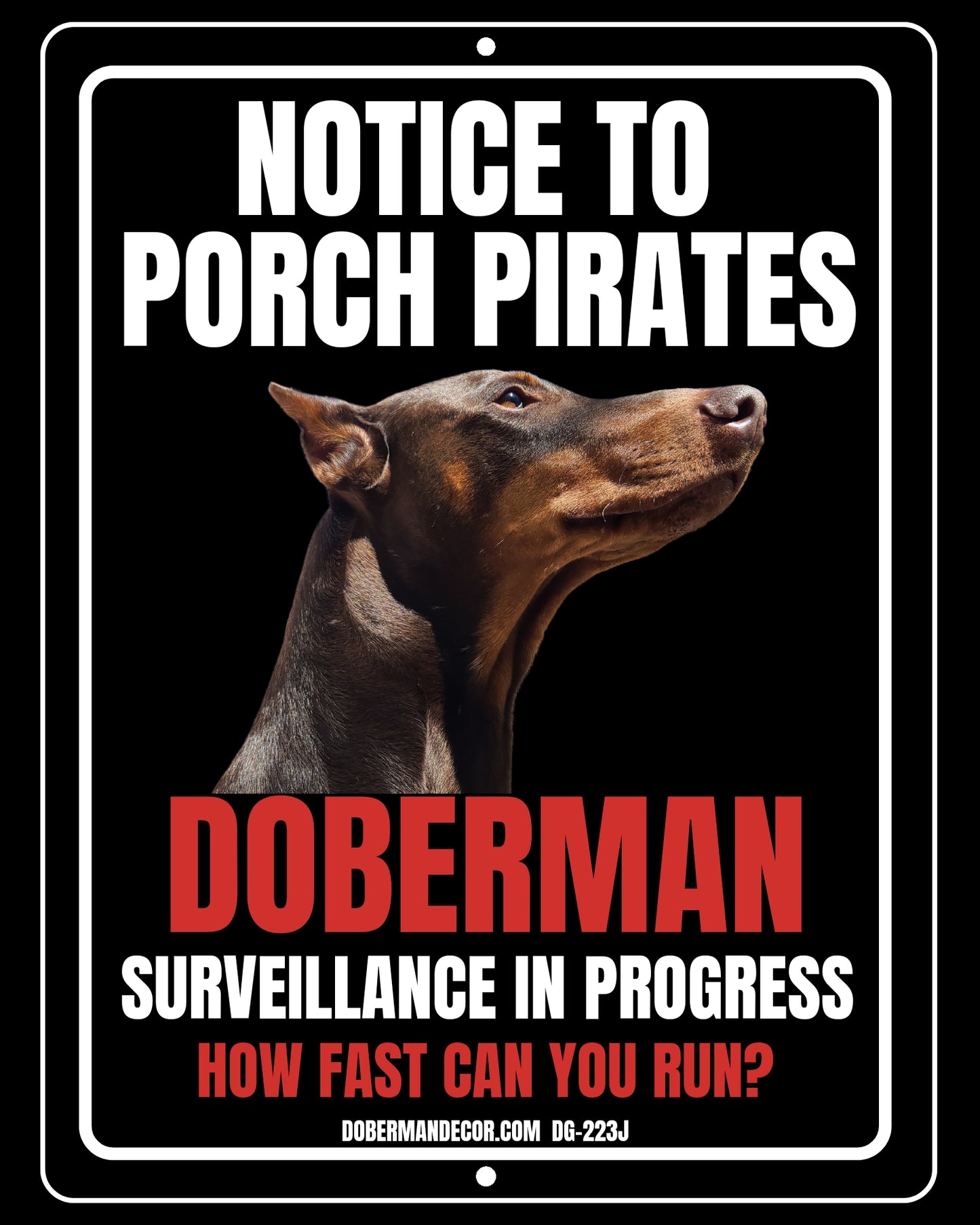 Doberman Sign DG223