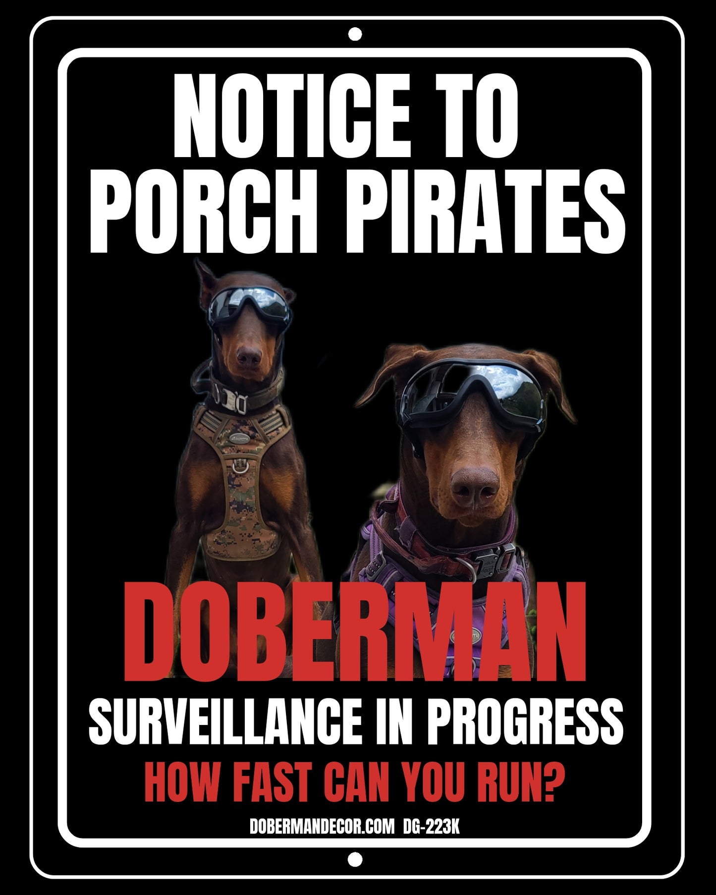 Doberman Sign DG223