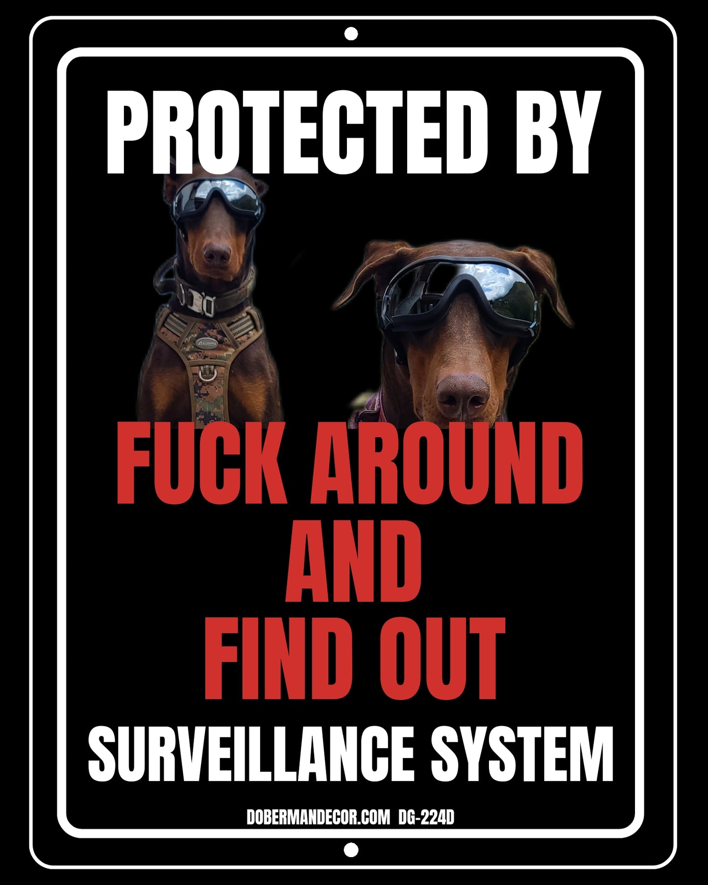 Doberman Sign DG224