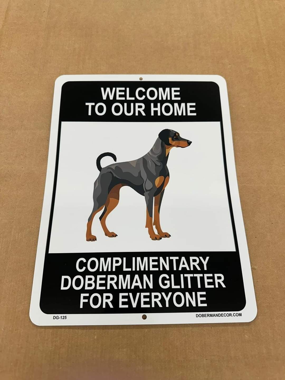 Doberman Sign DG125