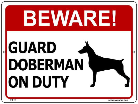 Doberman Sign DG109
