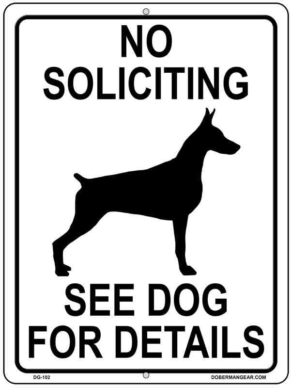 Doberman Sign DG102