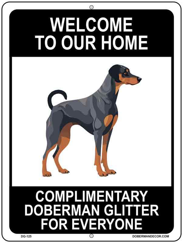 Doberman Sign DG125