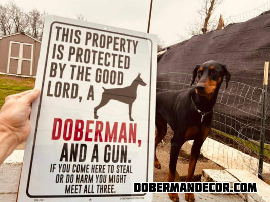 Doberman Sign DG103