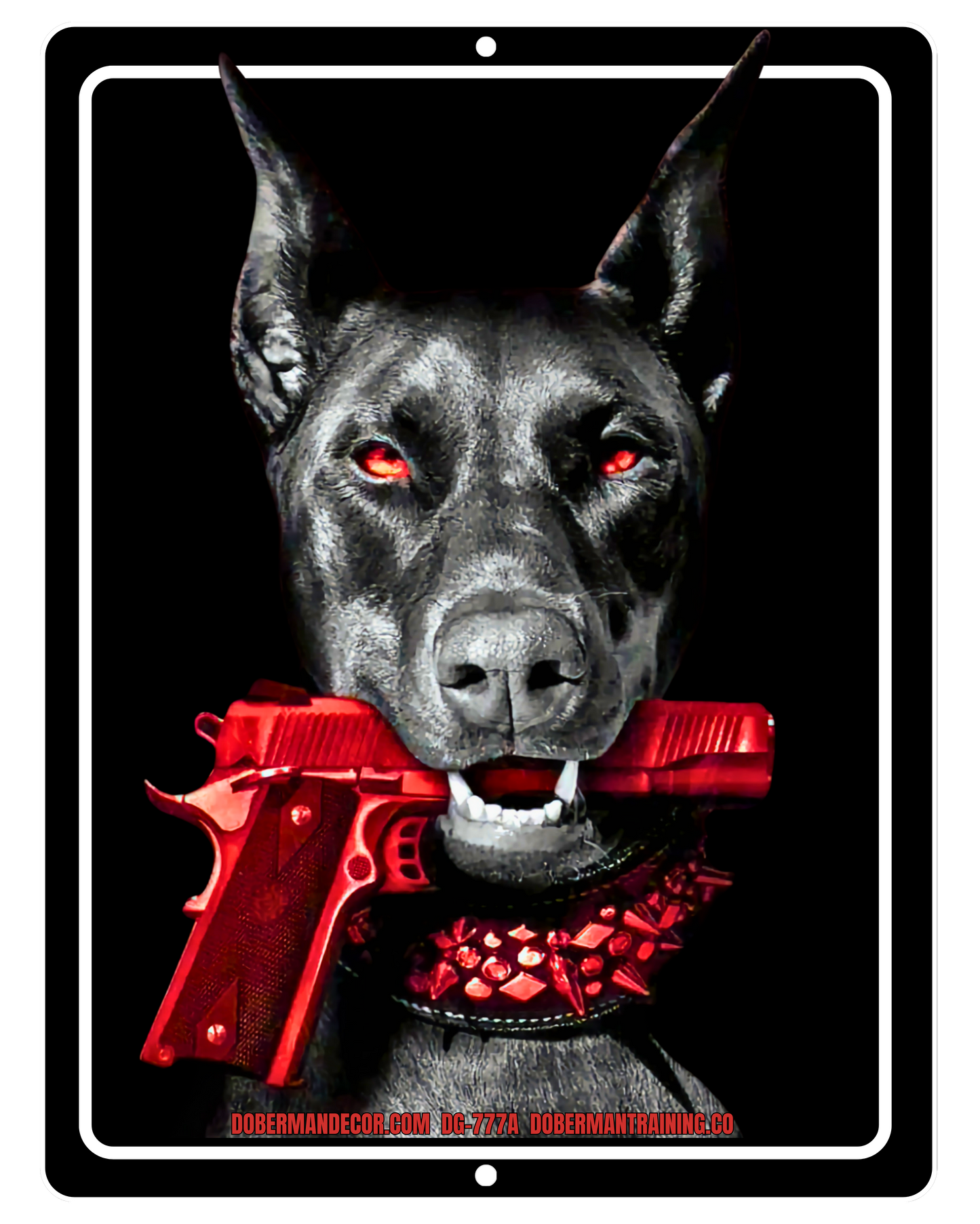 Doberman Sign DG777