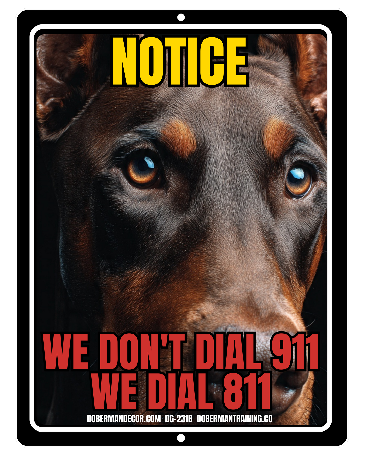 Doberman Sign DG231