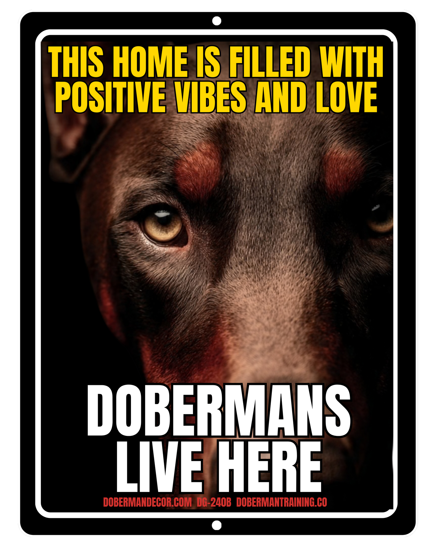 Doberman Sign DG240