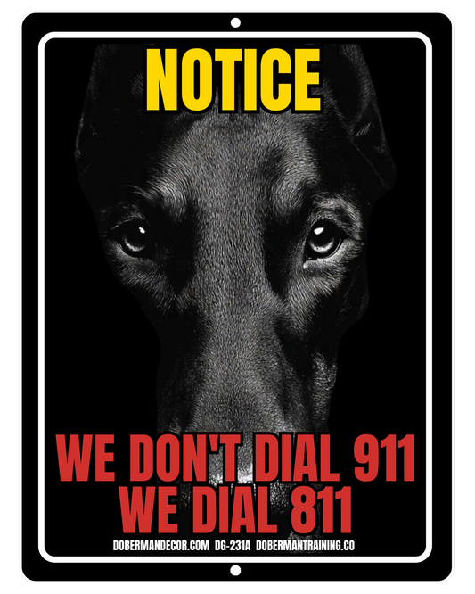 Doberman Sign DG231