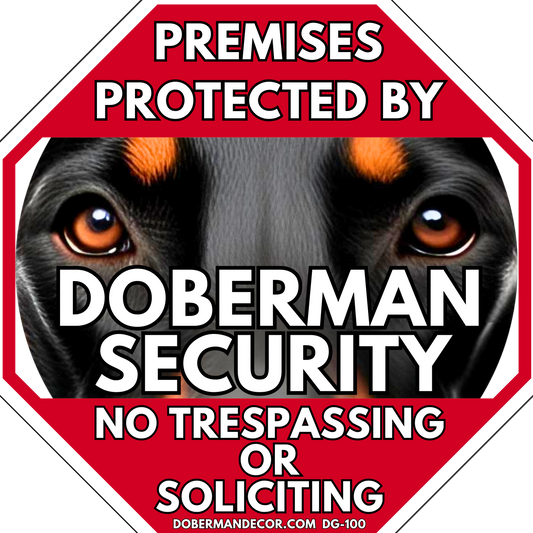 Doberman Sign DG100