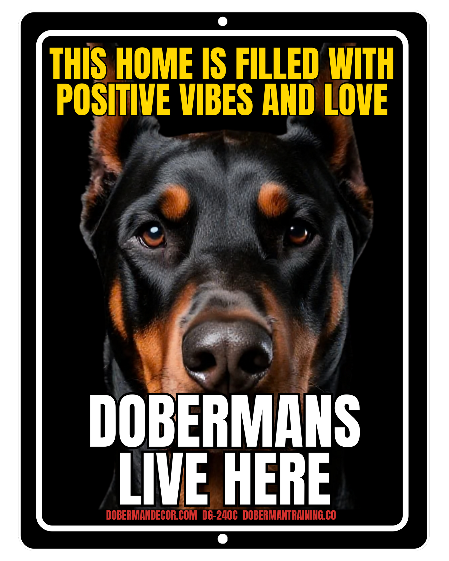 Doberman Sign DG240