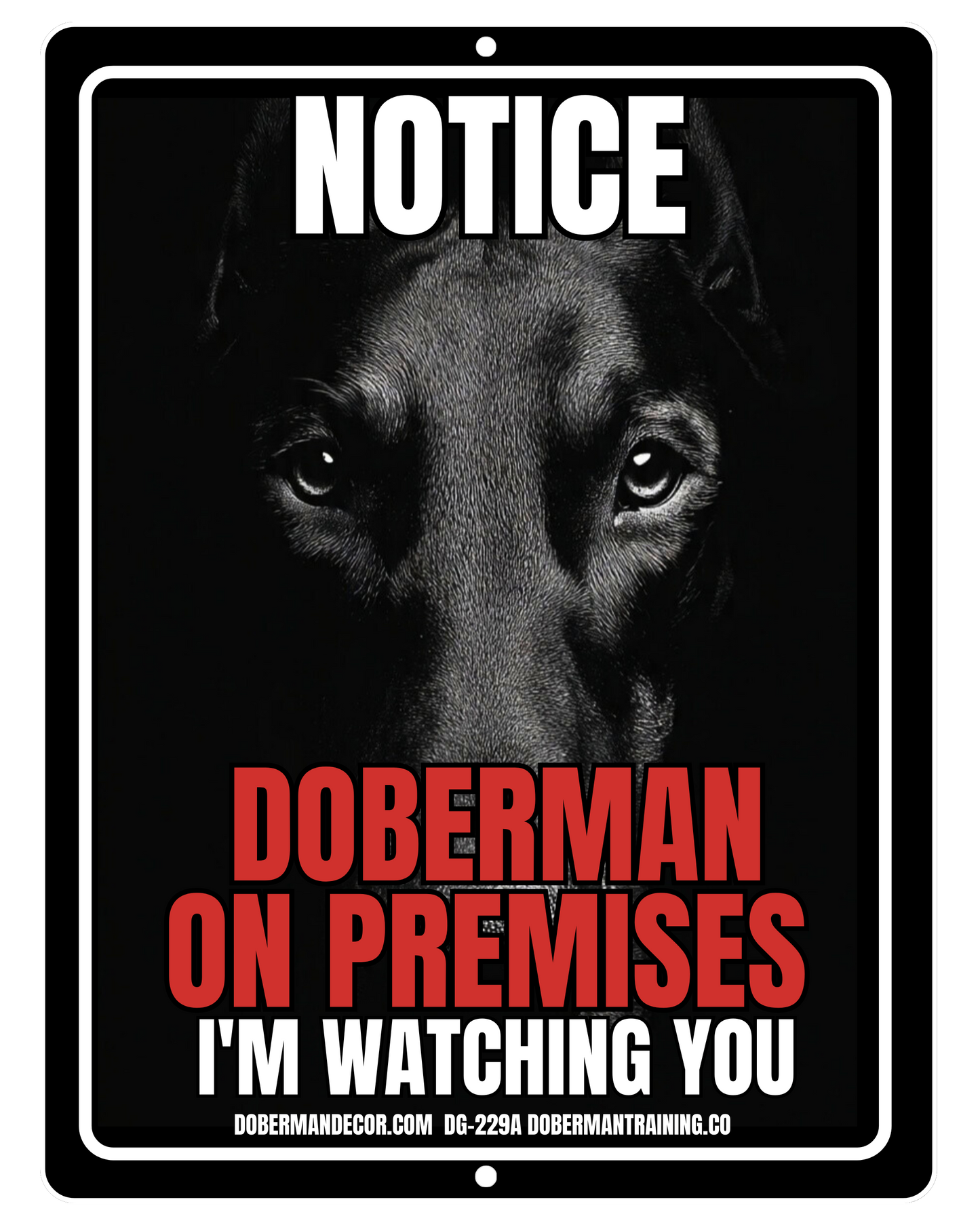 Doberman Sign DG229
